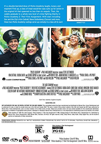 Police Academy + Police Academy 2 - DVD (Used)