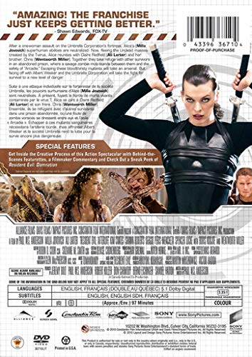 Resident Evil: Afterlife - DVD (Used)