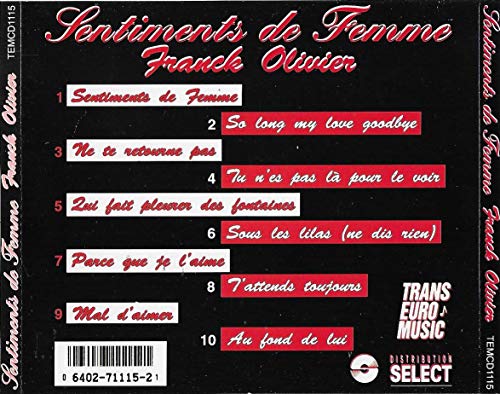 Franck Olivier / feelings of a woman - CD (Used)