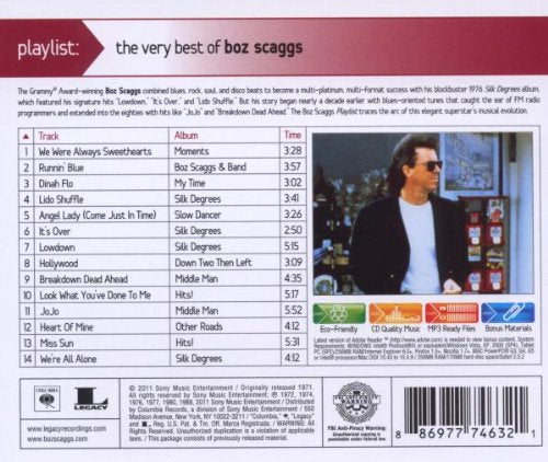 Boz Scaggs / Playlist: The Very Best Of Boz Scaggs - CD