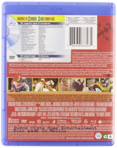 Who Framed Roger Rabbit / Who Framed Roger Rabbit: 25th Anniversary Edition Blu-ray Combo (Blu-ray + DVD) Bilingual (French Version)