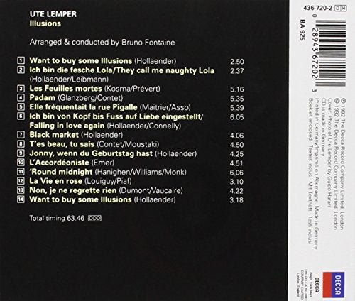 Ute Lemper / Illusions - CD (Used)