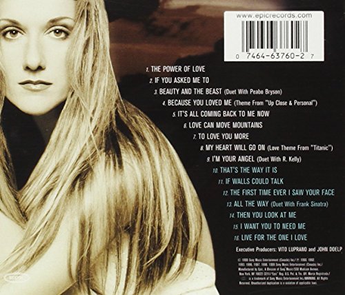 Celine Dion / All the Way...A Decade of Song - CD