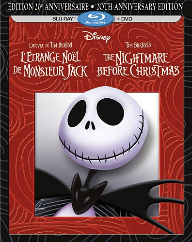 The Nightmare Before Christmas: 20th Anniversary Edition (Bilingual) - Blu-ray/DVD (Used)