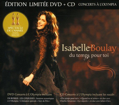 Isabelle Boulay / Du Temps Pour Toi: Live at the Olympia in Paris - CD/DVD (Used)