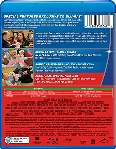 Four Christmases / Quatre Noël (Bilingual) [Blu-ray]