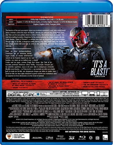 Dredd 3D - Blu-Ray 3D (Used)