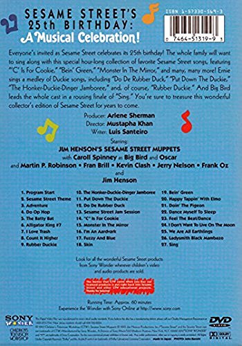 DVD Sesame Street 25th Birthday - A Musical Celebration