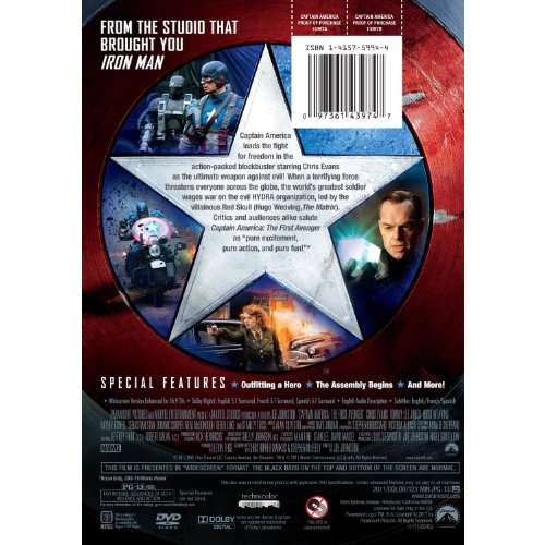 Captain America:First Avenger - DVD (Used)