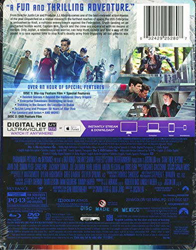 Star Trek Beyond Limited Edition Steelbook (Blu-ray + DVD + Digital HD)