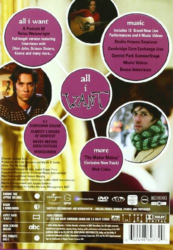 Rufus Wainwright: All I Want - DVD (Used)