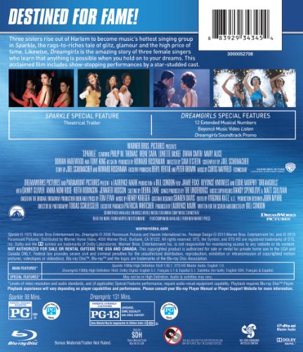 Dreamgirls/ Sparkle (DBFE) [Blu-ray]