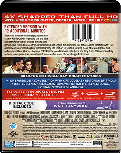 Spartacus - 4K/Blu-Ray