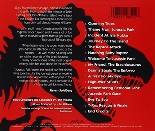 Soundtrack / Jurassic Park - CD (Used)