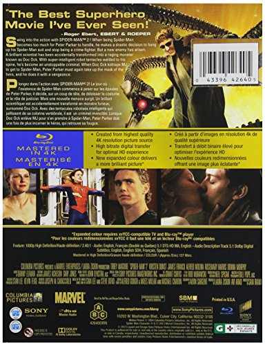 Spider-Man 2 (Mastered in 4K) [Blu-ray] (Bilingual)