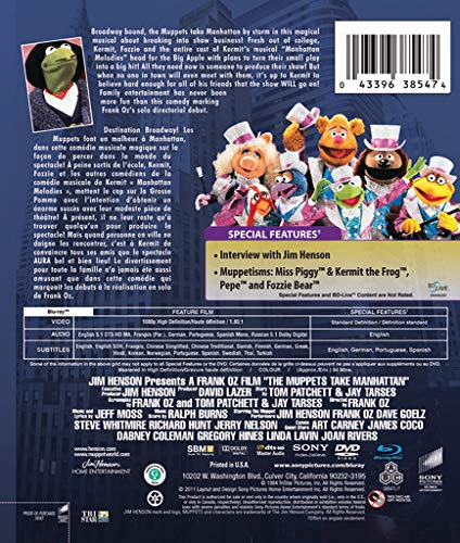 The Muppets Take Manhattan - Blu-Ray/DVD (Used)