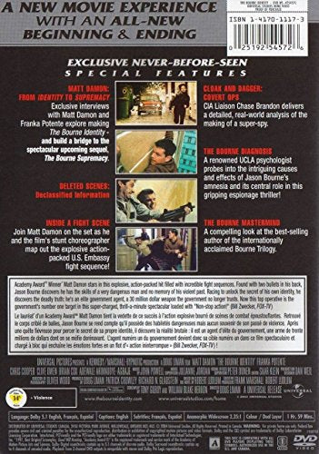 The Bourne Identity (Widescreen Extended Edition) - DVD (Used)