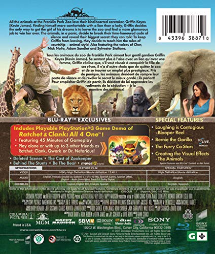 Zookeeper - Blu-Ray (Used)