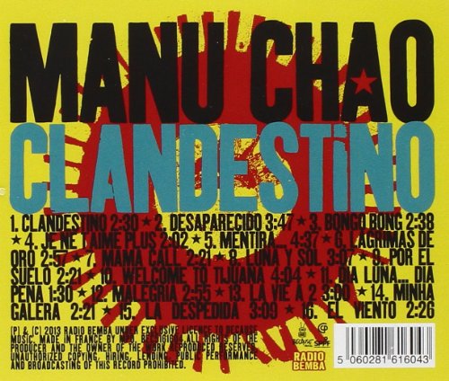 Manu Chao / Clandestino - CD