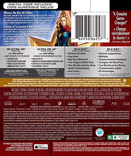 Captain Marvel - 4K/Blu-Ray