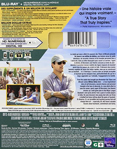 Million Dollar Arm - Blu-Ray/DVD (Used)