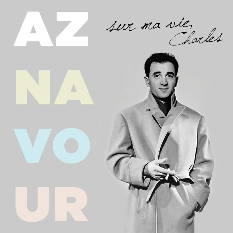 Charles Aznavour ‎/ Sur ma vie, Charles - LP blue