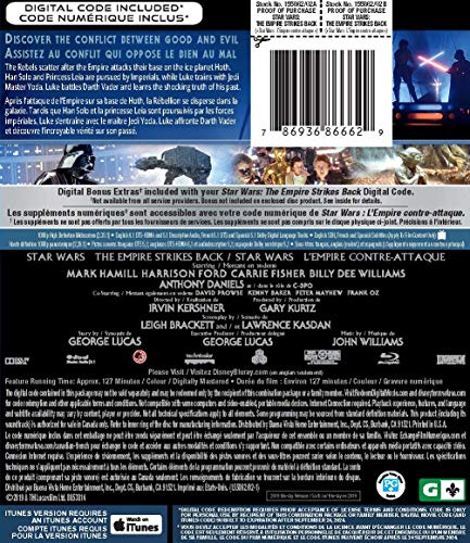 Star Wars: The Empire Strikes Back (Feature) [Blu-ray] (Bilingual)