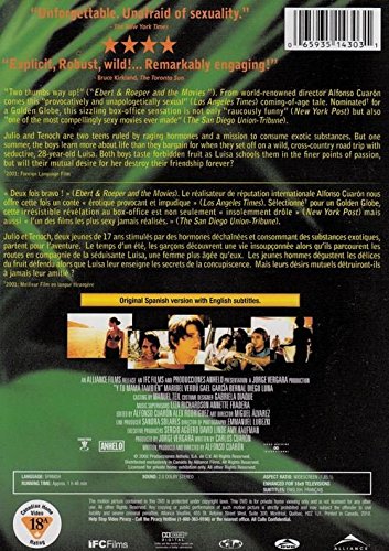 Y Tu Mama Tambien (Unrated Version) - DVD