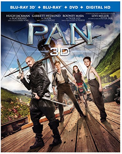 Pan - 3D Blu-Ray/Blu-Ray/DVD