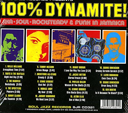 Soul Jazz Records Presents 100% Dynamite! Ska, Soul, Rocksteady and Funk in Jamaica