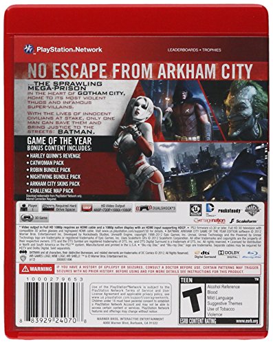 Batman: Arkham City (Game of the Year Edition) - PS3