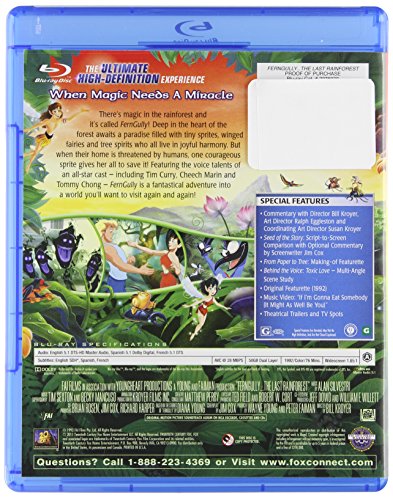 Ferngully: The Last Rainforest [Blu-ray] (Bilingual)