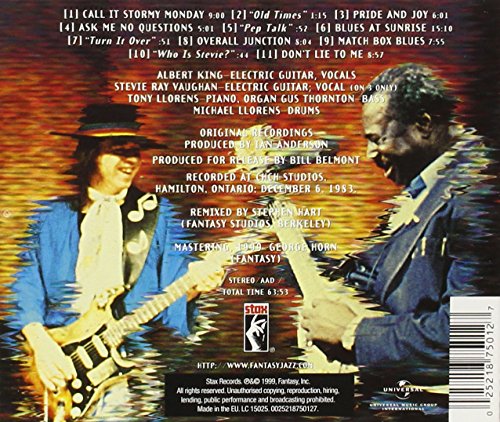 Albert King with Stevie Ray Vaughan / In Session: 1983 - CD (Used)