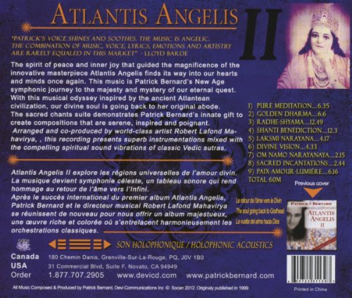 Patrick Bernard / Atlantis Angelis 2 - CD