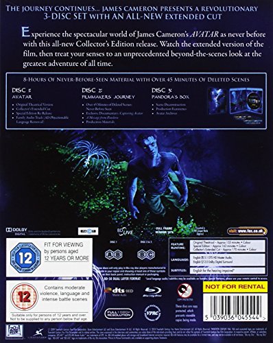 Avatar Ultimate Edition [Blu-ray] [Import anglais]