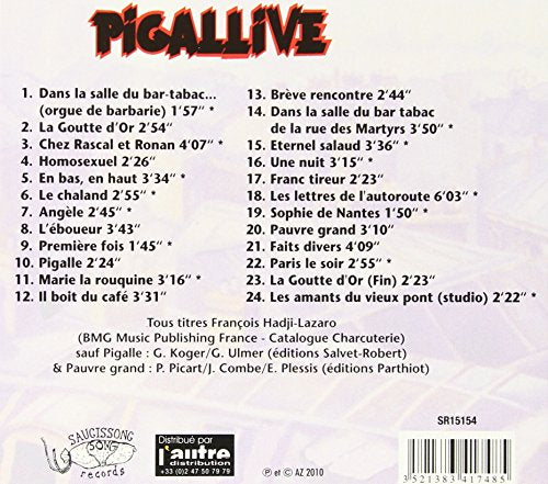 Pigaille / Pigallive: Pigalle In Concert - CD