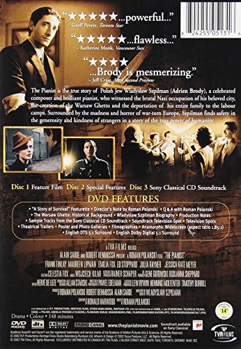 The Pianist (Limited Soundtrack Edition) - DVD (Used)