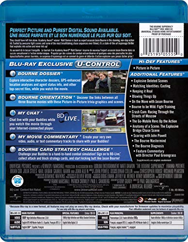 The Bourne Supremacy Blu-ray