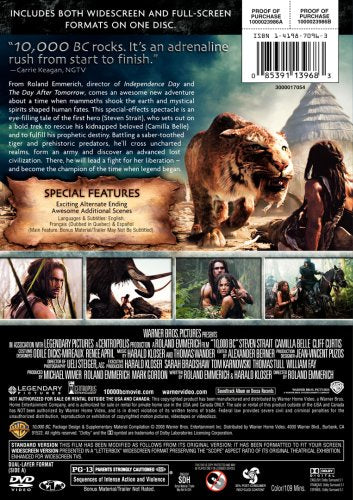 10,000 BC (Widescreen/ Fullscreen)