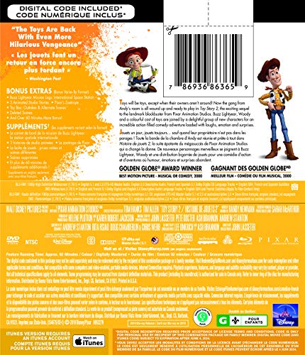 Toy Story 2 (Feature) [Blu-ray] (Bilingual)