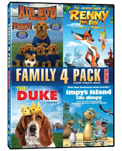 Family Quad Feature Volume 3 (Air Bud World Pup / Renny The Fox / The Duke / Impy&