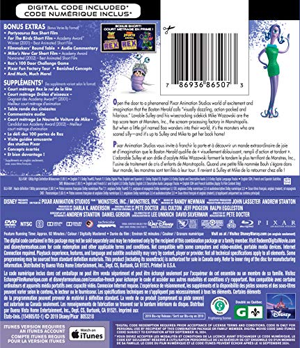 MONSTERS, INC. [Blu ray]