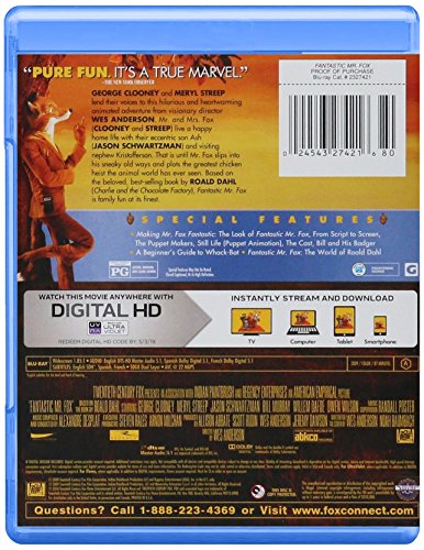 Fantastic Mr. Fox Blu-ray [Import]