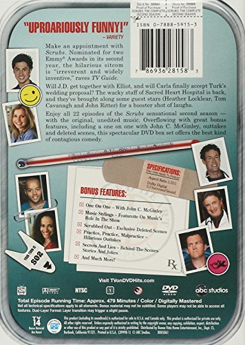 Scrubs: The Complete Second Season - DVD (Used)