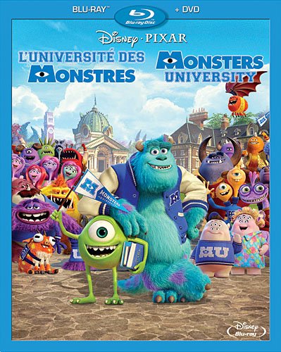 Monsters University (Bilingual) [Blu-ray + DVD]