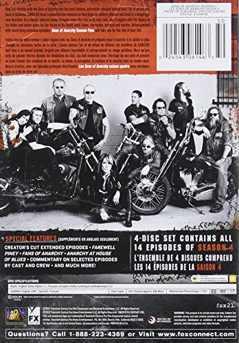 Sons of Anarchy: Season Four (Bilingual)