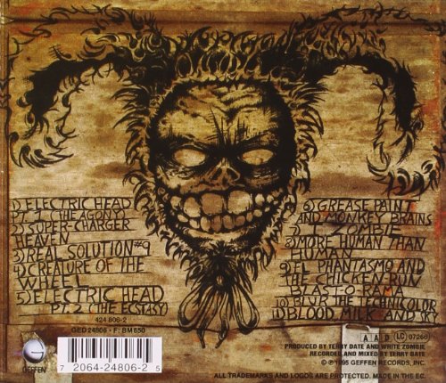 White Zombie / Astro Creep: 2000: Songs Of Love, Destruction, &amp; Other Synthetic Delusions Of The Electric Head - CD (Used)