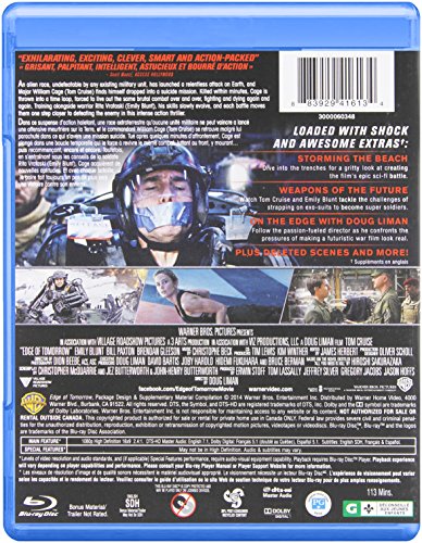 Live Die Repeat: Edge of Tomorrow - Blu-Ray (Used)