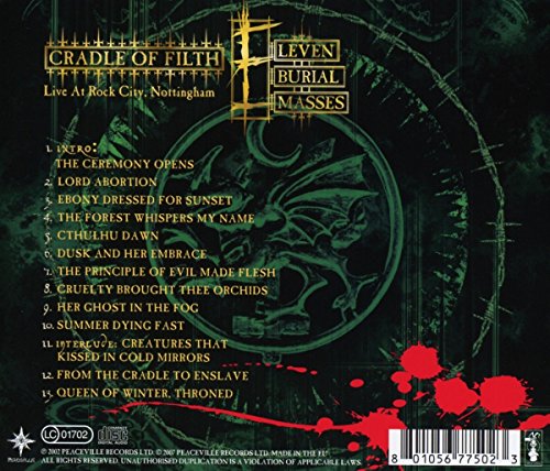 Cradle Of Filth / Eleven Burial Masses - CD