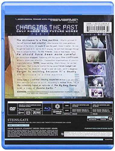 Steins;Gate: The Complete Series (Anime Classics) [Blu-ray + DVD]